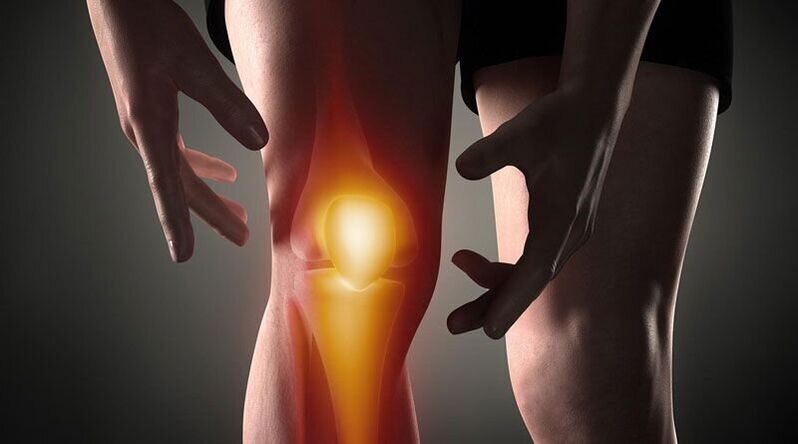 Disorders of metabolic processes in joint structures can lead to knee pain. 