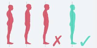 Posture problems and correct posture. 